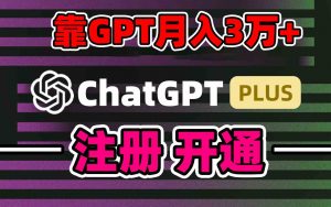 靠卖chatgp账号，4.0代充，日入1000+，精准引流，暴力变现-吾藏分享