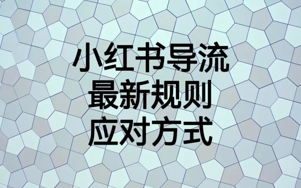 小红书导流最新规则应对方式，新规以后目前还可用的引流方式解读-吾藏分享