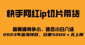 快手网红ip切片新赛道，竞争小，适合小白  2023蓝海项目-吾藏分享