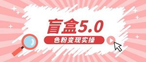 盲盒交友变现5.0（色粉变现）日入500+-吾藏分享