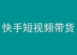 快手短视频带货，操作简单易上手，人人都可操作的长期稳定项目!-吾藏分享