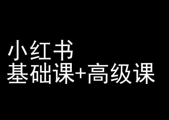 小红书基础课+高级课-小红书运营教程-吾藏分享