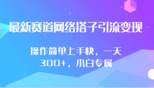 最新赛道网络搭子引流变现!!操作简单上手快，一天300+，小白专属-吾藏分享