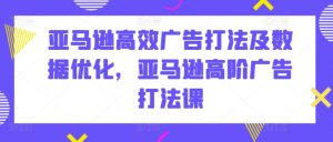 亚马逊高效广告打法及数据优化，亚马逊高阶广告打法课-吾藏分享