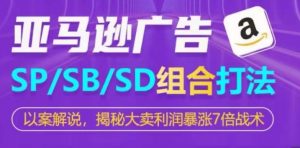 亚马逊SP/SB/SD广告组合打法，揭秘大卖利润暴涨7倍战术-吾藏分享