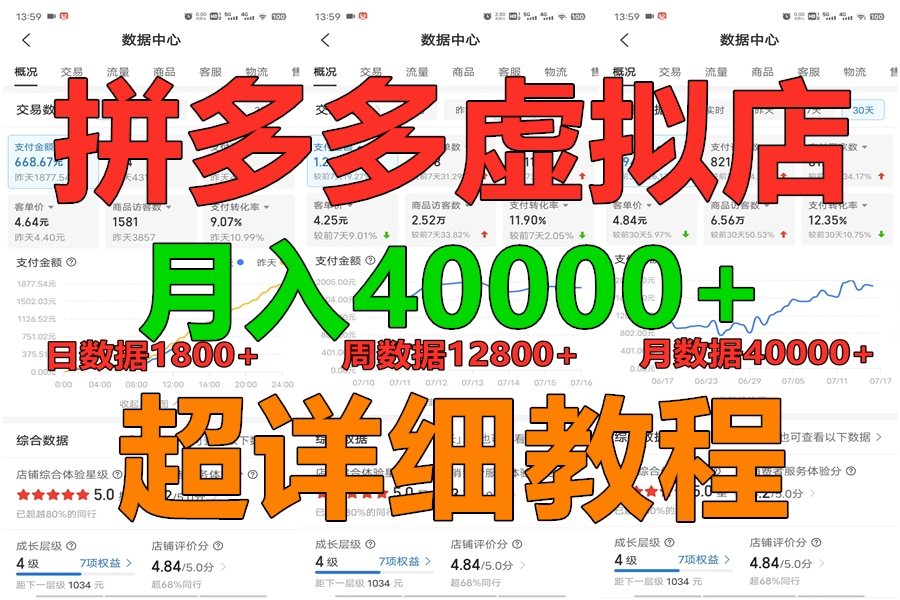 图片[1]-拼多多虚拟电商训练营月入40000+，全网最详细，你做你也行，暴利稳定长久-吾藏分享