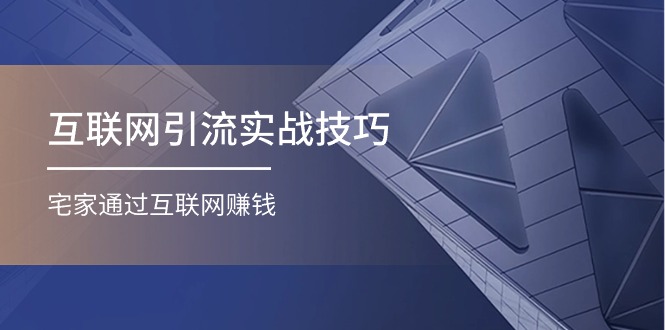 图片[1]-互联网引流实操技巧(适合微商，吸引宝妈)，宅家通过互联网赚钱（17节）-吾藏分享