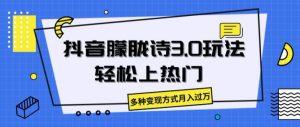 抖音朦胧诗3.0.轻松上热门，多种变现方式月入过万-吾藏分享