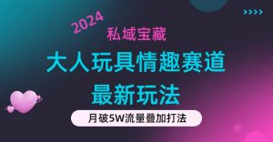 私域宝藏：大人玩具情趣赛道合规新玩法，零投入，私域超高流量成单率高-吾藏分享