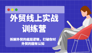 外贸线上实战训练营-拆解外贸的底层逻辑，打破你对外贸的固有认知-吾藏分享