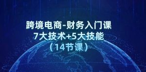 跨境电商-财务入门课：7大技术+5大技能（14节课）-吾藏分享