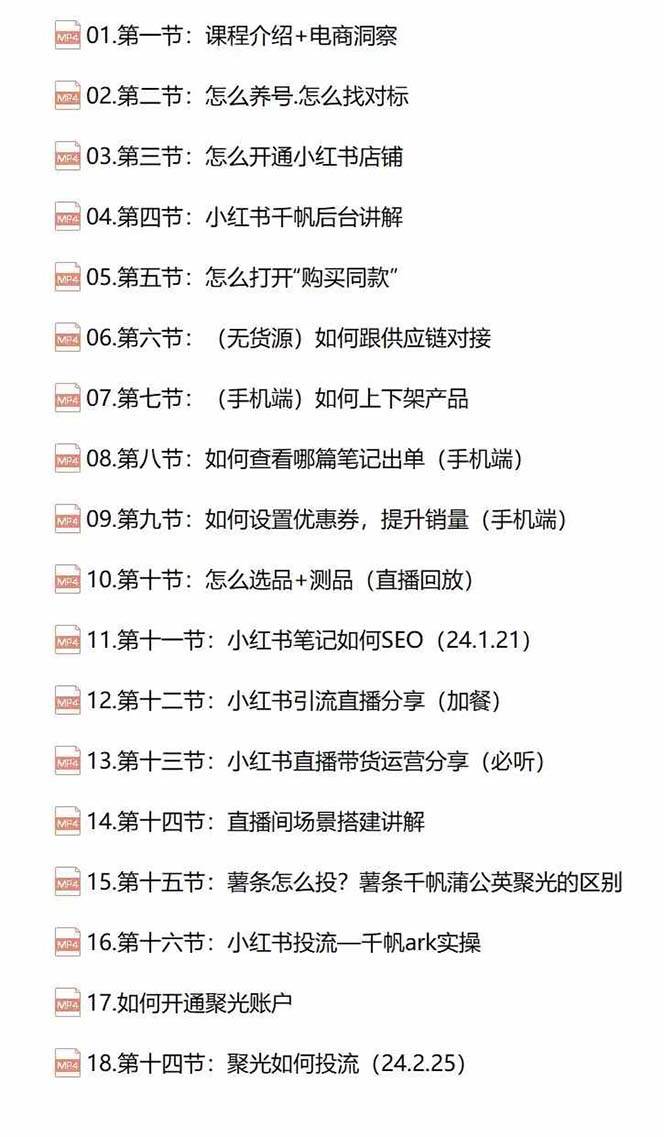 图片[2]-小红书快速赚钱电商特训营：用简单方式通过小红书快速变现！（55节）-吾藏分享