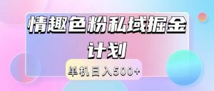 2024情趣色粉私域掘金天花板日入500+后端自动化掘金-吾藏分享