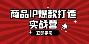 商品-IP爆款打造实战营【第四期】，手把手教你打造商品IP，爆款 不断-吾藏分享