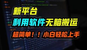 B站平台用软件无脑搬运，月赚10000+，小白也能轻松上手-吾藏分享