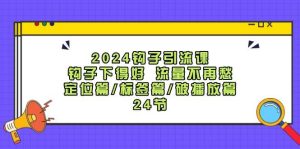 2024钩子·引流课：钩子下得好 流量不再愁，定位篇/标签篇/破播放篇/24节-吾藏分享