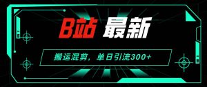 B站最新，搬运混剪，单日引流300+创业粉-吾藏分享