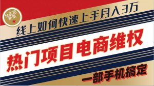 普通消费者如何通过维权保护自己的合法权益线上快速出单实测轻松月入3w+-吾藏分享