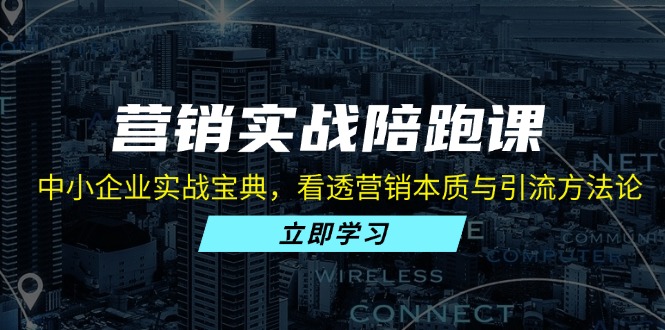 营销实战陪跑课：中小企业实战宝典，看透营销本质与引流方法论-吾藏分享