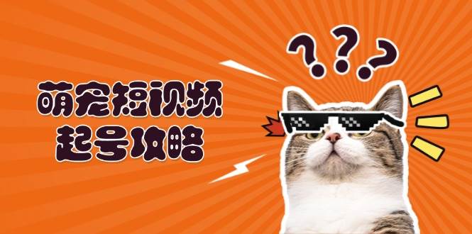 萌宠短视频起号攻略：定位搭建推流全解析，助力新手轻松打造爆款-吾藏分享