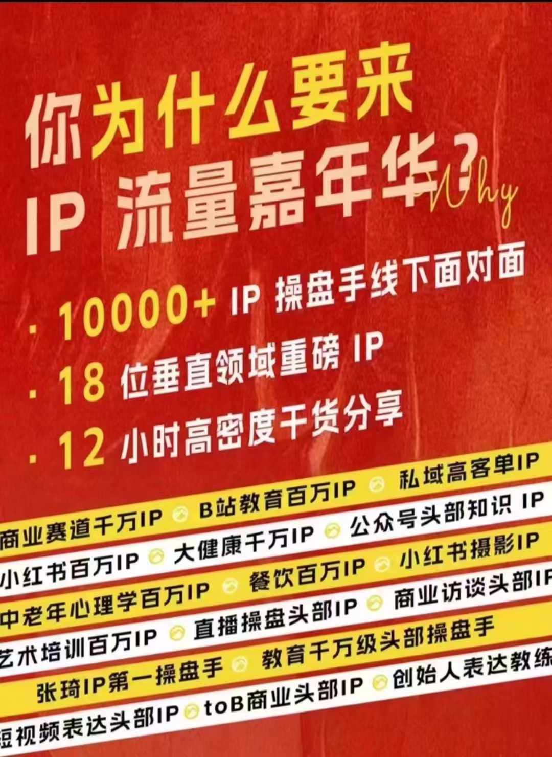 群响IP流量嘉年华，​现场视频+IP江湖2024典藏版PPT-吾藏分享