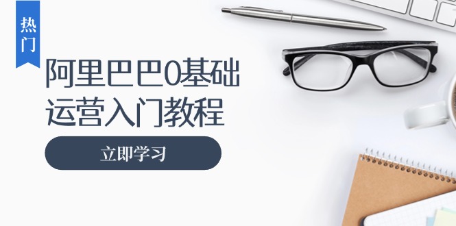 阿里巴巴运营零基础入门教程：涵盖开店、运营、推广，快速成为电商高手-吾藏分享