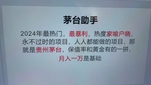 魔法贵州茅台代理，抛开传统玩法，使用科技命中率极高，单瓶利润1000+-吾藏分享