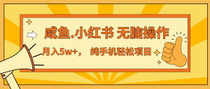 年前暴利项目，7天赚了2.6万，咸鱼,小红书 无脑操作-吾藏分享