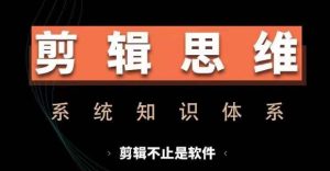 剪辑思维系统课，从软件到思维，系统学习实操进阶，从讲故事到剪辑技巧全覆盖-吾藏分享