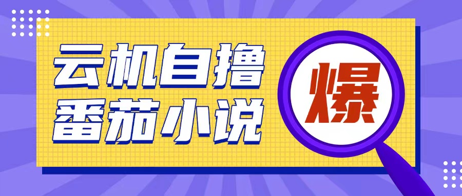 首发云手机自撸小说玩法，10块钱成本可撸200+收益操作简单-吾藏分享