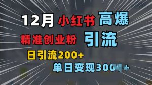 小红书一张图片“引爆”创业粉，单日+200+精准创业粉 可筛选付费意识创业粉-吾藏分享