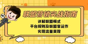 联盟营销实战指南，详解联盟模式、平台规则及联盟客运作，实现流量变现-吾藏分享