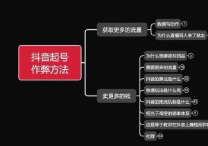 古木抖音起号作弊方法鱼塘起号，获取更多流量，卖更多的钱-吾藏分享