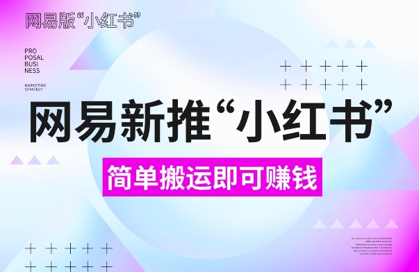 网易官方新推“小红书”，搬运即有收益，新手小白千万别错过(附详细教程)-吾藏分享