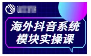 海外抖音Tiktok系统模块实操课，TK短视频带货，TK直播带货，TK小店端实操等-吾藏分享