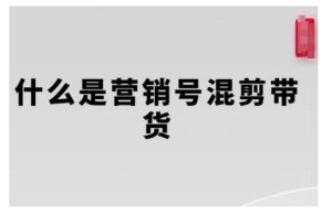 营销号混剪带货，从内容创作到流量变现的全流程，教你用营销号形式做混剪带货-吾藏分享