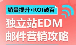 销量提升•ROI破百 独立站EDM邮件营销攻略，如何通过邮件营销每年获得100万美金销售额!-吾藏分享